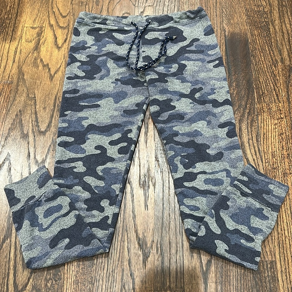 SUNDRY Grey/Blue Camo Drawstring Jogger Size 0